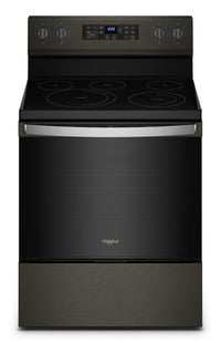 Whirlpool 5.3 Cu. Ft. Electric Range with Air Fry and Self-Clean - Black Stainless - YWFE550S0LV 