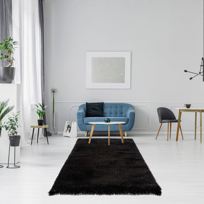 Glam Black Area Rug - 5' x 7'