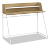 Lawson 47.25\" Office Desk with Small Hutch - Natural