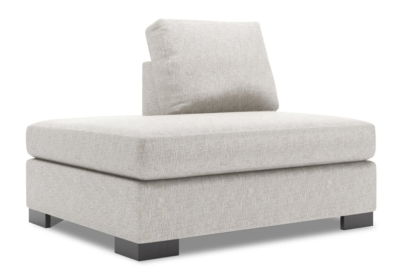 Sofa Lab Track LAF Chaise Return - Luxury Silver