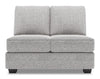 Sofa Lab Roll Armless Loveseat - Luna Domino