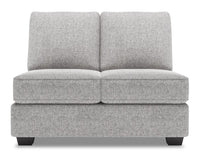 Sofa Lab Roll Armless Loveseat - Luna Domino 