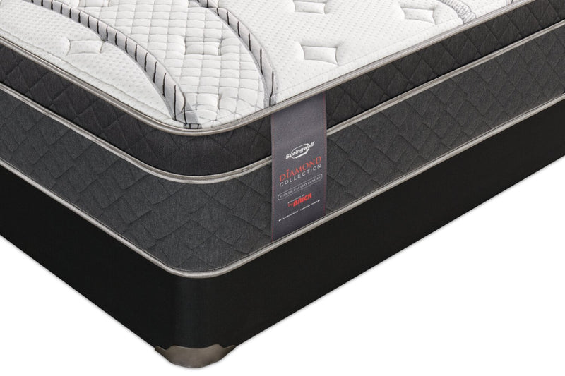 Springwall Radiant Eurotop Low-Profile Twin Mattress Set
