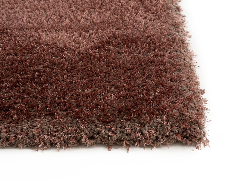 Lawson Coffee Shag Area Rug - 5' x 7'