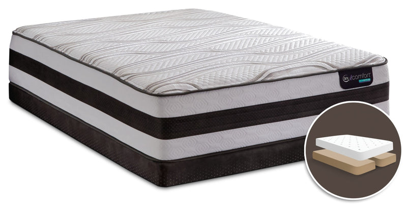 Serta iComfort® Hybrid Valentine Firm Split Queen Mattress Set