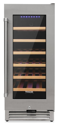 Thor Kitchen 33 Bottle Built-In/Freestanding Wine Cooler - TWC1501-SS 