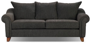 Reese Chenille Sofa - Dark Grey