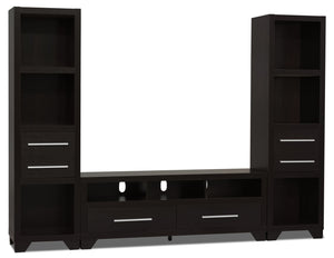 Glendale 3-Piece Entertainment Centre with Storage and Cable Management for TVs up to 65