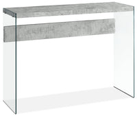 Yonah Sofa Table – Cement Grey