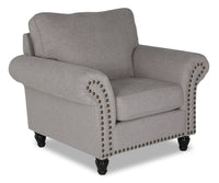 Wynn Chenille Chair - Grey 