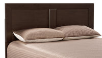 Yorkdale Queen/Full Headboard - Dark Saddle Birch