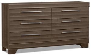 Olivia Bedroom 6-Drawer Dresser, 61.3