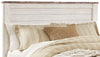 Willowton Panel Headboard, Whitewash - Queen Size